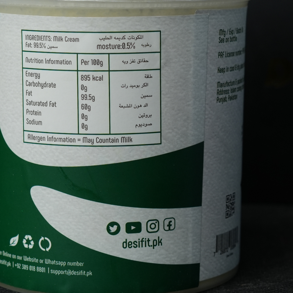DesiFit Desi Ghee 850g